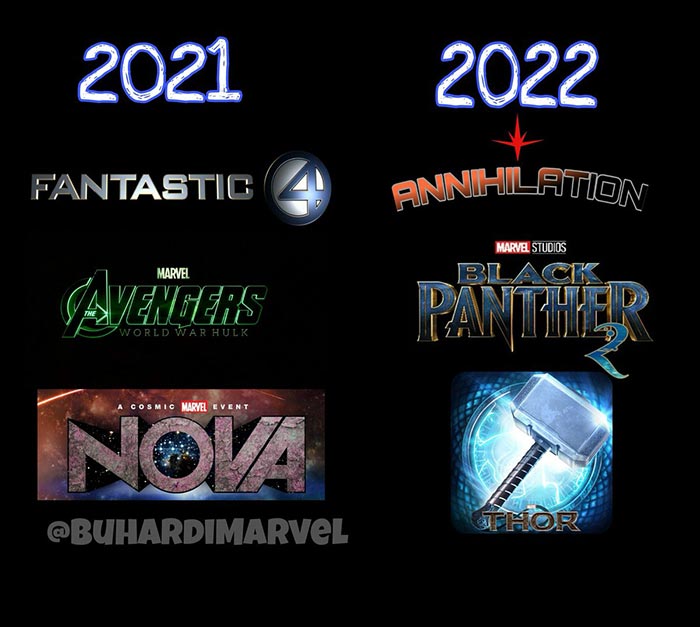 12 películas de Marvel que queremos ver entre 2019 y 2022