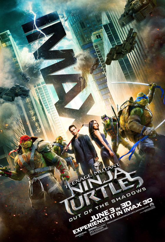 Póster IMAX de Ninja Turtles: Fuera de las Sombras (2016)