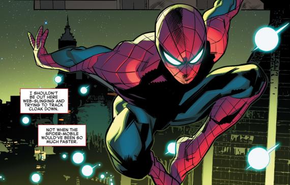 Asombroso Spider-Man 115 - Panel interior, de Matteo Buffagni