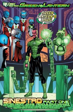 Página de Green Lantern: Sinestro
