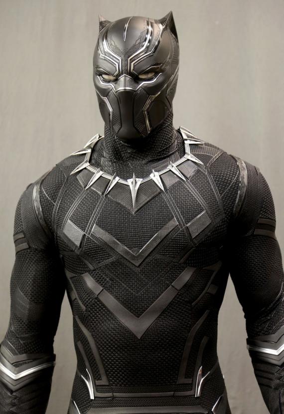 Black Panther en el set de Captán América: Civil War (2016)