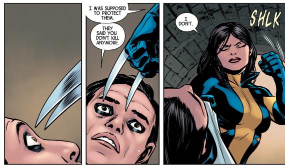 Interior del cómic All-New Wolverine #3 USA, arte por David López
