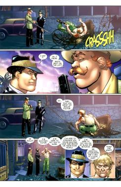Interior del cómic estadounidense The New Avengers Vol.2 #10, arte por Howard Chaykin