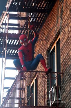 Imagen del set de Spider-Man: Homecoming (2017) en Nueva York
