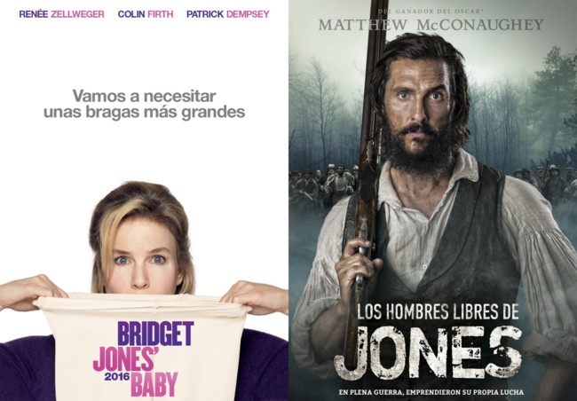 Bridget Jones' Baby y Los Hombres Libres de Jones