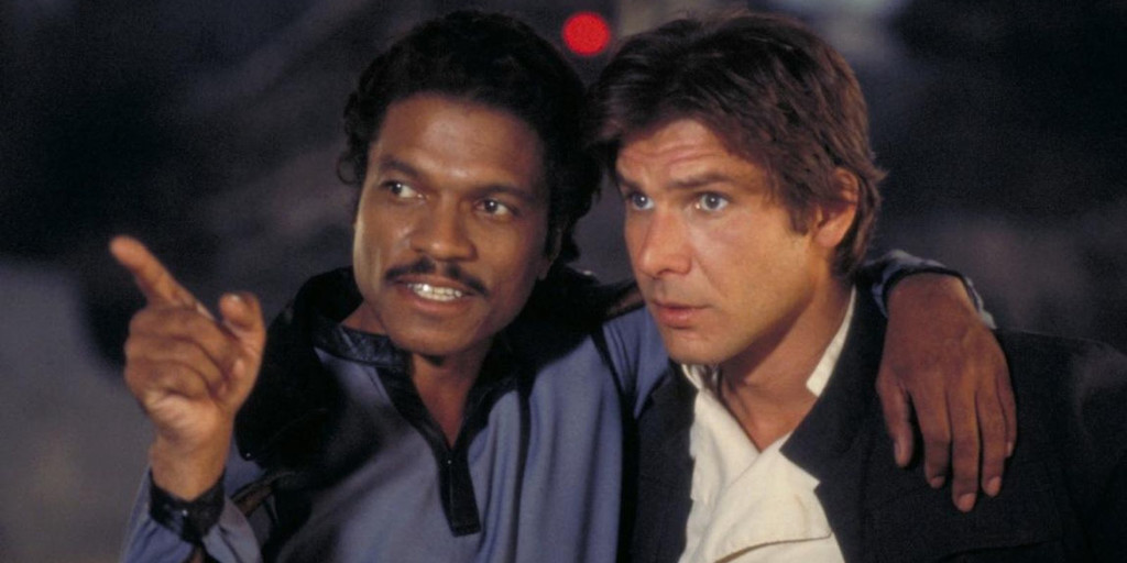 Lando Calrissian y Han Solo en El Imperio Contraataca