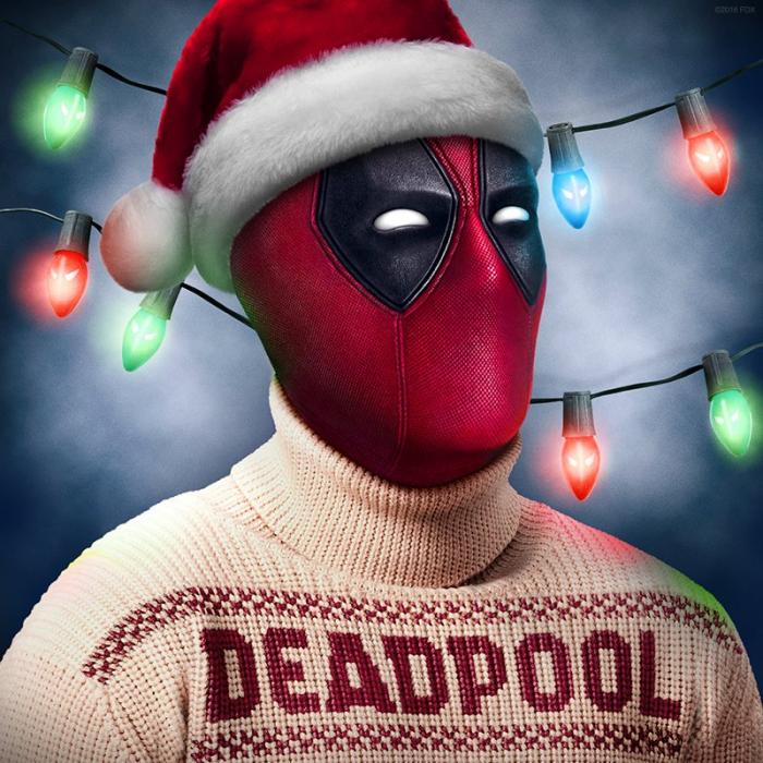 Carátula del Blu-ray de Deadpool para Navidad