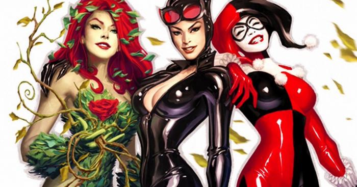 Poison Ivy, Catwoman y Harley Quinn en Gotham City Sirens