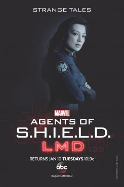 Póster del regreso de la cuarta temporada de Agentes de S.H.I.E.L.D. con huevo de pascua en el título