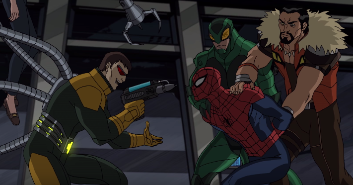 Captura del featurette de final de serie de Ultimate Spider-Man