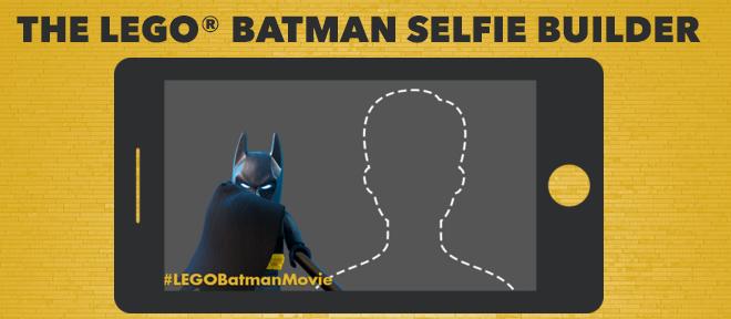 Captura de la web Selfie LEGO Batman
