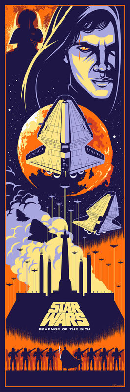 poster inedito Star Wars III La venganza de los 