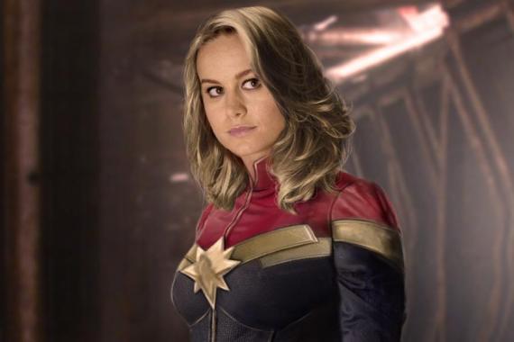 Fan-art de Brie Larson como Capitana Marvel