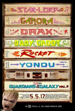 Poster de Guardianes de la Galaxia Vol. 2