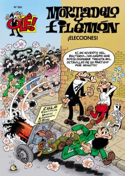Portada de Olé Mortadelo n° 203 Mortadelo y Filemón. ¡Elecciones!