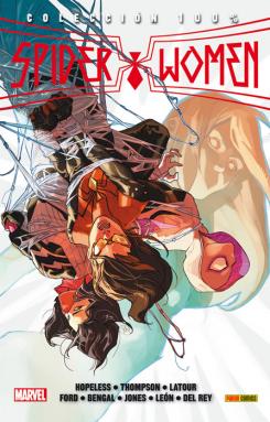 Portada del cómic español 100% Marvel. Spider Women