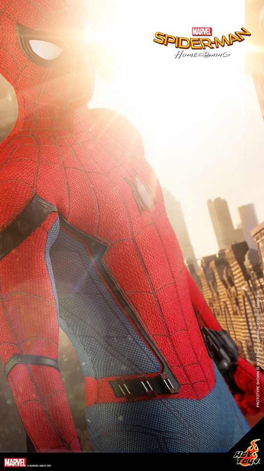 Primer vistazo a la figura Hot Toys de Spider-Man: Homecoming