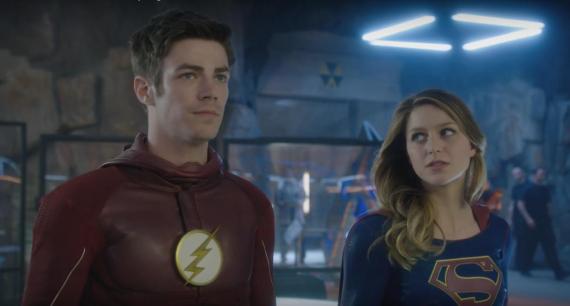 Imagen del crossover entre Supergirl y The Flash