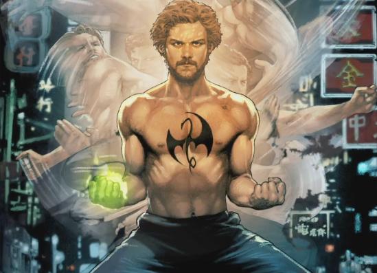 Recorte de la portada del cómic precuela de Marvel's Iron Fist
