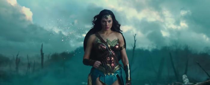 Captura del segundo trailer de Wonder Woman (2017)