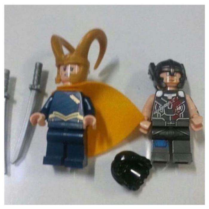 Imagen filtrada de un set LEGO de Thor: Ragnarok (2017)