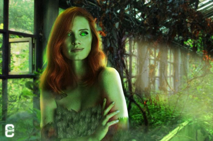 Fan-art de Jessica Chastain como Poison Ivy
