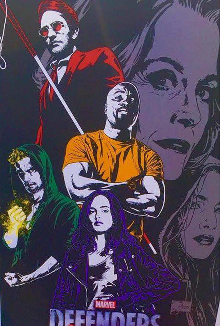 Filtrado el primer póster oficial de 'The Defenders' (Netflix)