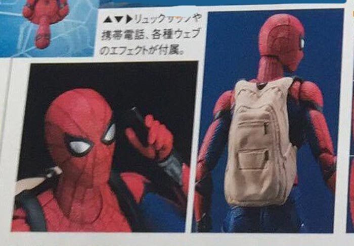 'Spider-Man: Homecoming': Imágenes de Spidey con mochila y móvil