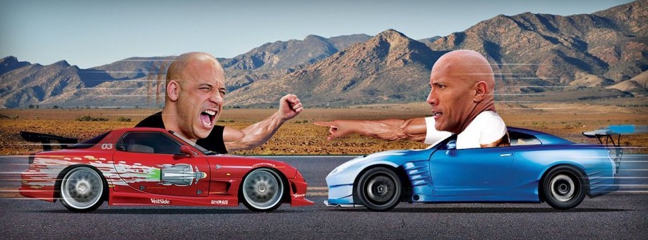 Vin Diesel Vs The Rock