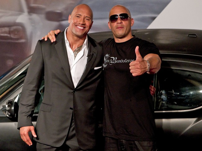 Dwayne Johnson y Vin Diesel