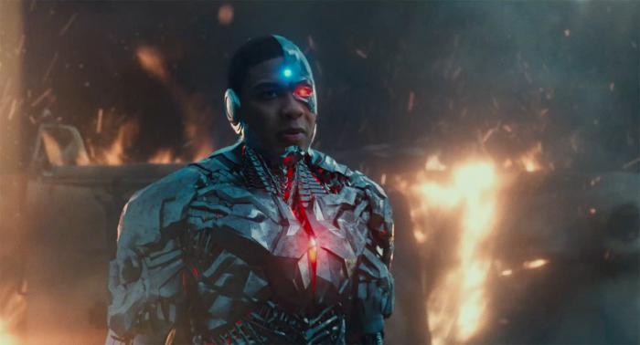 Captura del primer trailer de Justice League (2017), Cyborg