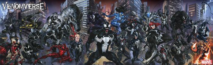 Imagen promocional del evento de cómics Venomverse (2017)