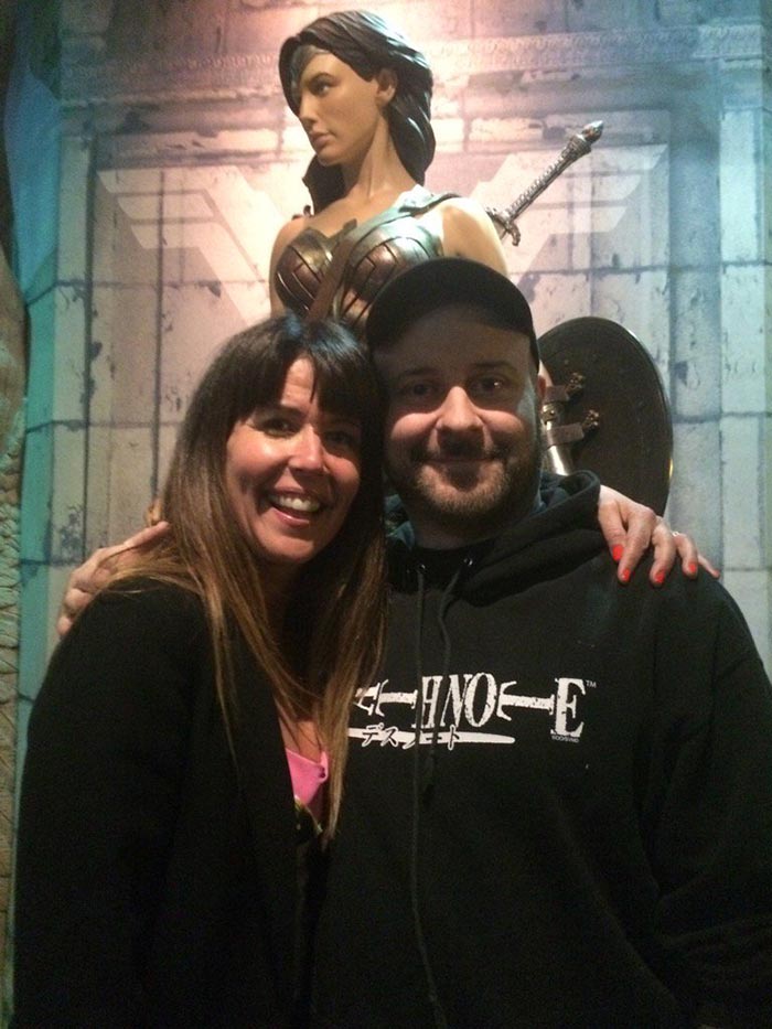 Marc Andreyko con Patty Jenkins ('Wonder Woman')