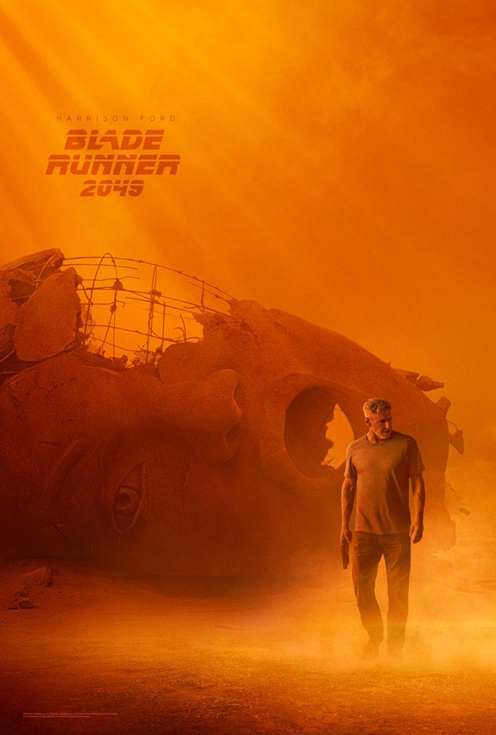 Póster de 'Blade Runner 2049' con Harrison Ford