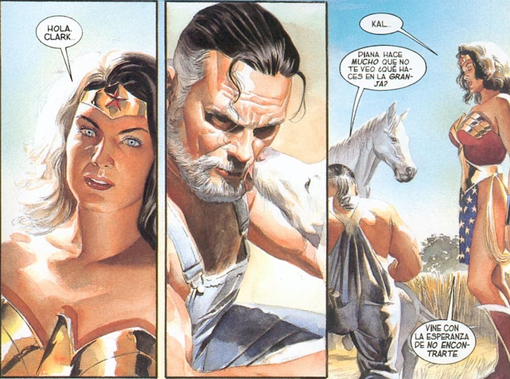 Wonder Woman en kingdom Come de Alex Ross