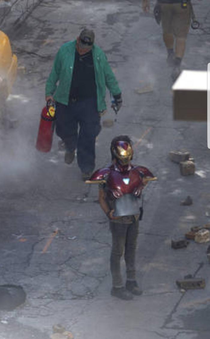Imagen del set de Avengers: Infinity War (2018) en Atlanta