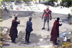 Imagen del set de rodaje de Avengers: Infinity Wars (2018) en Atlanta