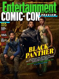 Black Panther (2017) en la portada de EW