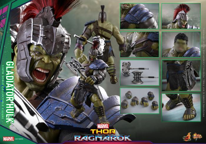 Figura de Hulk en Thor: Ragnarok (2017) por Hot Toys