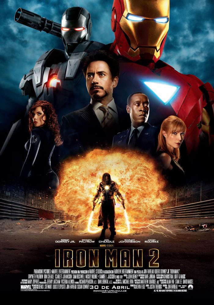 Póster para España de Iron Man 2 (2010)