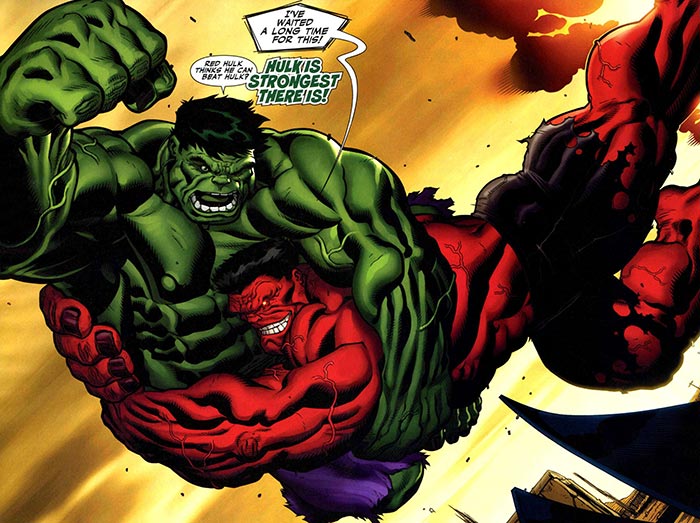 Hulk vs Red Hulk