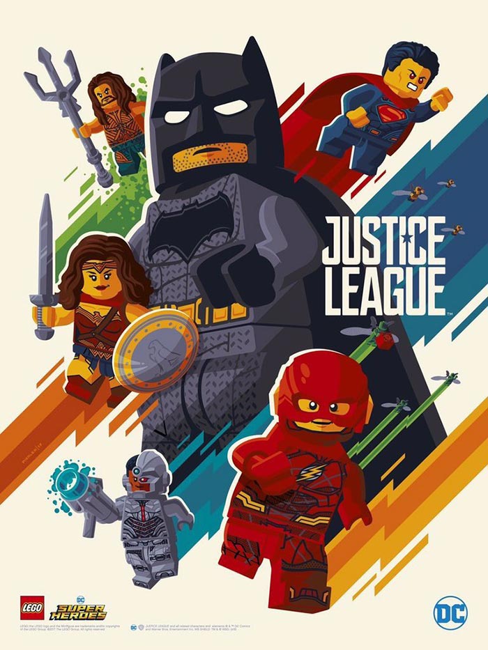 Liga de la Justicia (póster de LEGO)