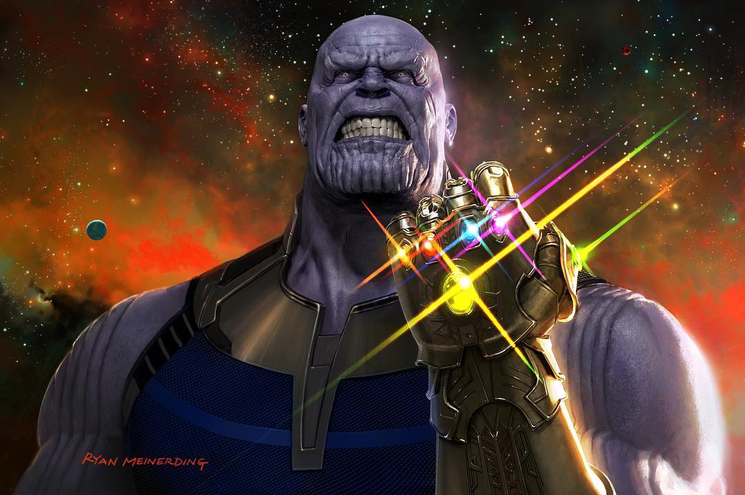 Thanos en Vengadores: Infinity war