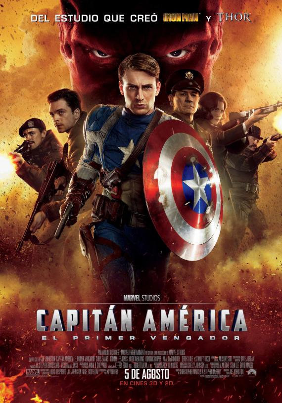 póster para España de Capitán América: El Primer Vengador (2011)