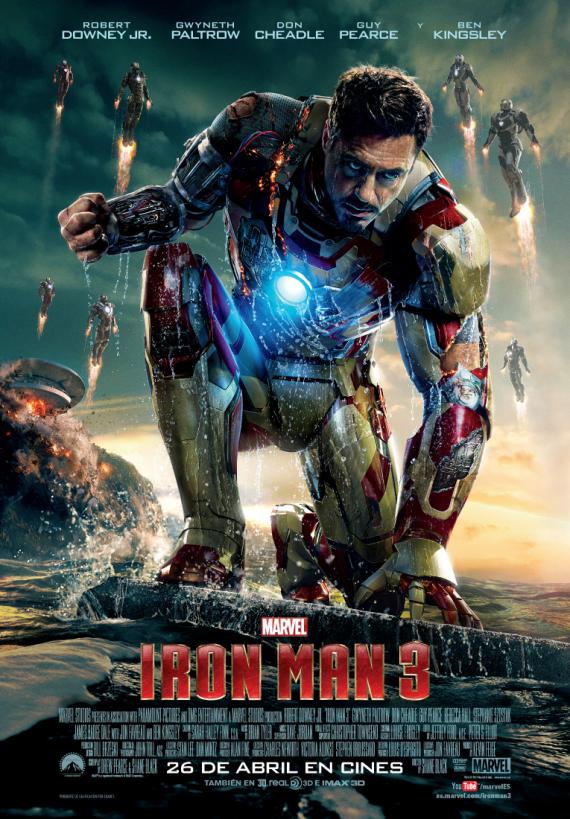 póster para España de Iron Man 3 (2013)