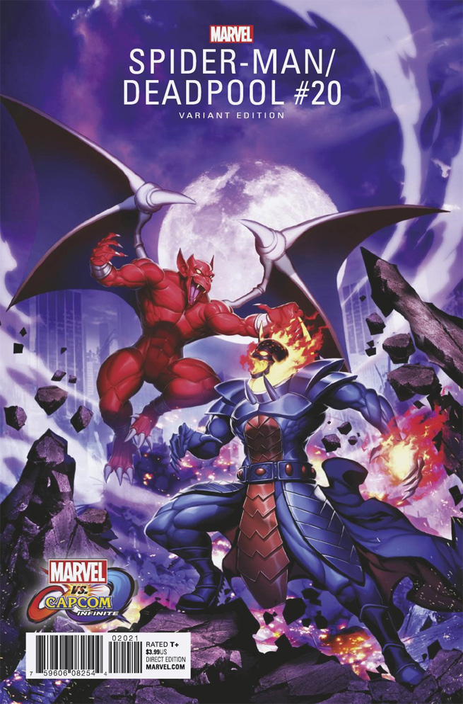 Portada alternativa de Spider-Man / Deadpool #20, con vistazo a Dormammu y Firebrand
