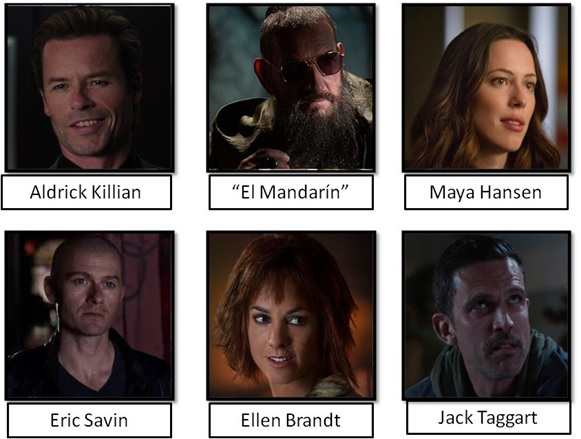 Nuevos personajes aportados al MCU por Iron Man 3 (2013)