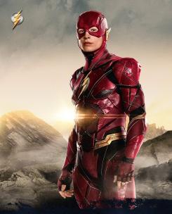 Imagen promocional de Flash en Liga de la Justicia (2017)