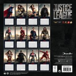 Calendario temático de Justice League (2017)