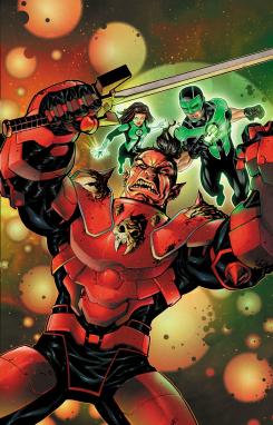 Portada de Green Lanterns #34, por Mike McKone